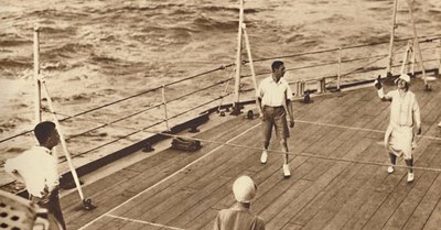 Partners - Deck tenisz játék a hírességben, 1927, 1937 alkotó: Unbekannt