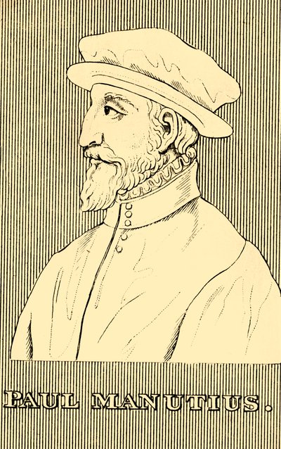Paul Manutius, 1512-1574, 1830 alkotó: Unbekannt