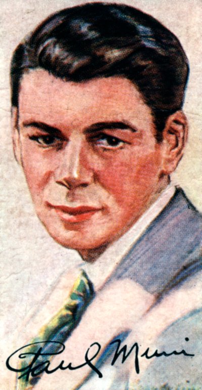 Paul Muni, 1895-1967, Oscar-díjas sokoldalú színész, XX. alkotó: Unbekannt