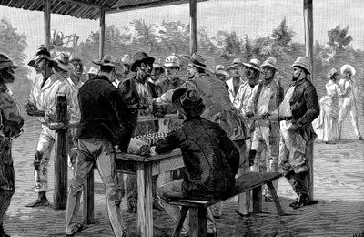 Fizető nyugat-indiai munkások, 1888 alkotó: Unbekannt