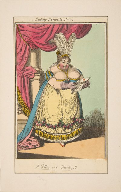 Békedarab és rengeteg politikai portré 1. sz., kb. 1820. alkotó: Unbekannt