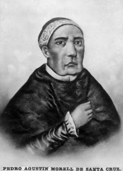 Pedro Agustin Morell de Santa Cruz 1694-1768, Havanna püspöke, 1910 alkotó: Unbekannt