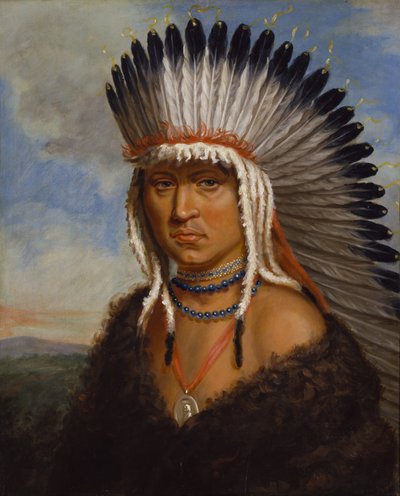 Petelesharro nagylelkű főnök, kb. 1822. alkotó: Unbekannt
