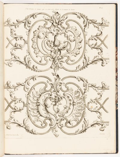 A Petit Balçon és a Next, amelyek a Szerző Házának homlokzatát látják (Kis erkély és egyéb grillművek Jean Lamour rezidenciájából), pl. 23 in Lakatosművek Gyűjteménye alkotó: Unbekannt