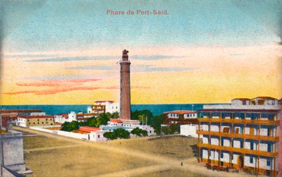 Phare de Port-Said, c1900 alkotó: Unbekannt