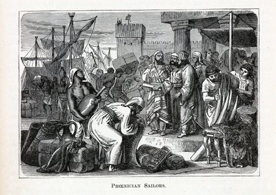 Föníciai tengerészek, 1882 alkotó: Unbekannt