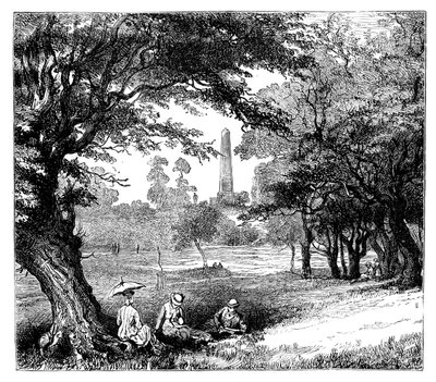 Phoenix Park, Dublin, 1888 alkotó: Unbekannt