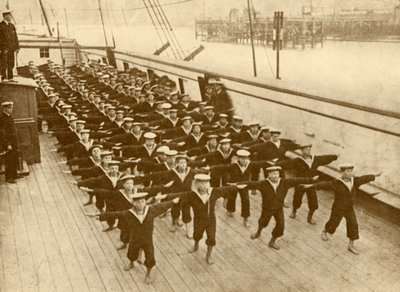 Fizikai gyakorlat az Arethusán., 1930. alkotó: Unbekannt