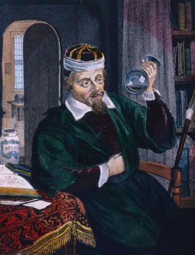 Orvos a betegek vizeletmintáját vizsgálja, 1600 körül 19. század alkotó: Unbekannt
