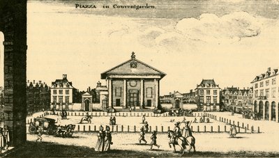 Piazza Covent Gardenben, 18. század, 1925. alkotó: Unbekannt