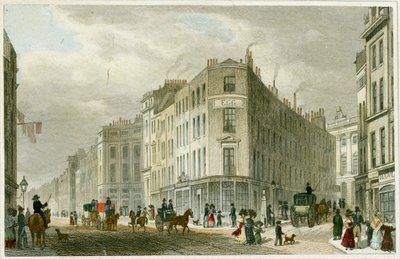 Piccadilly, London, 1830 alkotó: Unbekannt