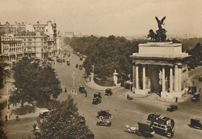 Piccadilly és a Quadriga of Constitution Hill, 1935. alkotó: Unbekannt