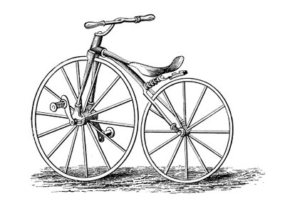Pickerings forgattyús pedálos kerékpár, amerikai dizájn, c1860s c1880 alkotó: Unbekannt