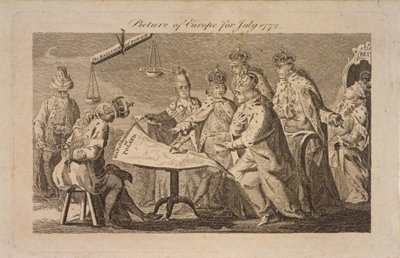 Európa képe 1772, 1772 júliusában alkotó: Unbekannt