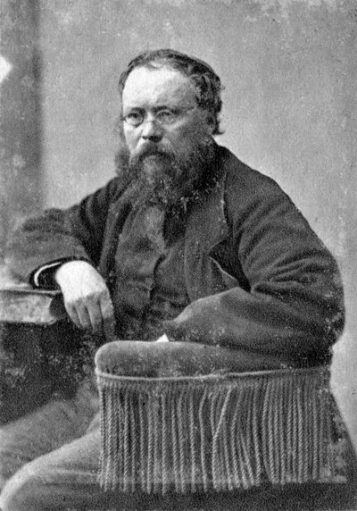 Pierre Joseph Proudhon, francia mulalista politikai filozófus, 1845-1868 alkotó: Unbekannt