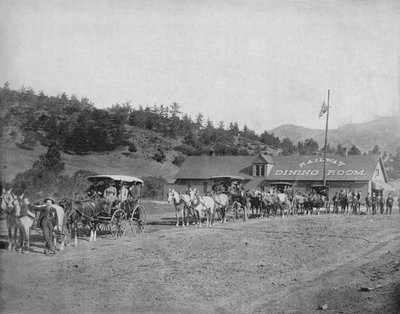 Pikes Peak Col. Toll Road, c1897. alkotó: Unbekannt