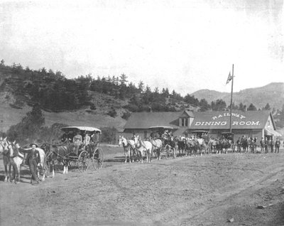 Pikes Peak Toll Road, Colorado, USA, c1900. alkotó: Unbekannt