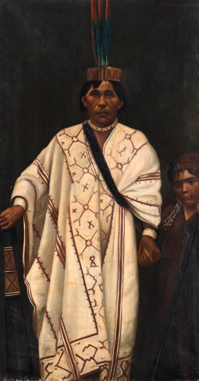 Piro indiánfőnök, kb. 1890-1892. alkotó: Unbekannt