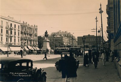 Place Muhammad Ali, Alexandria, Egyiptom, 1936 alkotó: Unbekannt