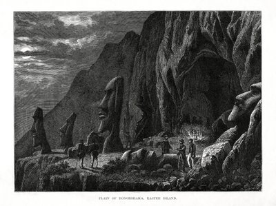 Ronororaka-síkság, Húsvét-sziget, 1877 alkotó: Unbekannt