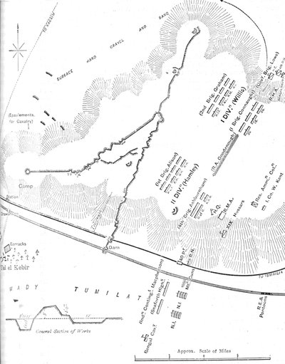 Tel-El-Kebir csata terve, 1882. szeptember 13., 1882. k. alkotó: Unbekannt