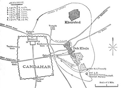 A Sortie terve Candaharból, 1880. augusztus 16., 1880 körül alkotó: Unbekannt