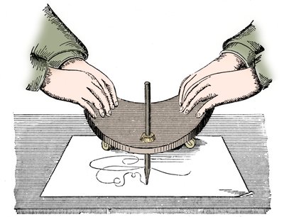 Planchette vagy Ouija tábla, 1885 alkotó: Unbekannt