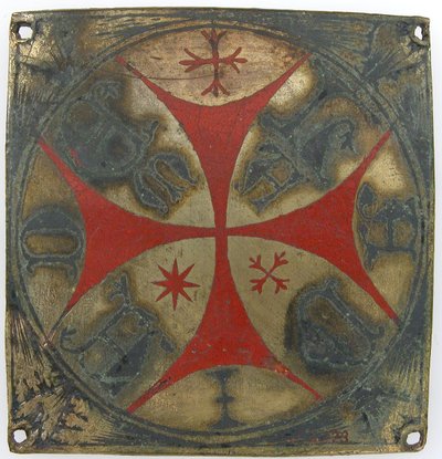 Emléktábla, német, XII-XIII. alkotó: Unbekannt