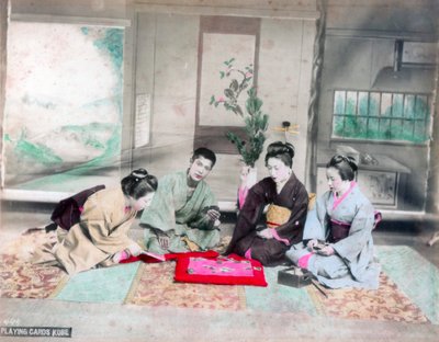 Kártyázás, Kobe, Japán alkotó: Unbekannt