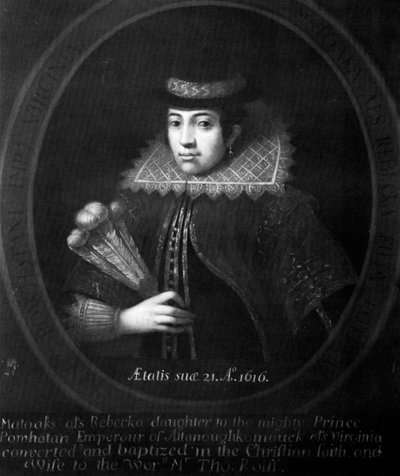 Pocahontas, 1616 alkotó: Unbekannt