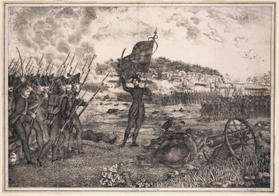 Lengyel-orosz háborús jelenet, 1831, 1831 alkotó: Unbekannt