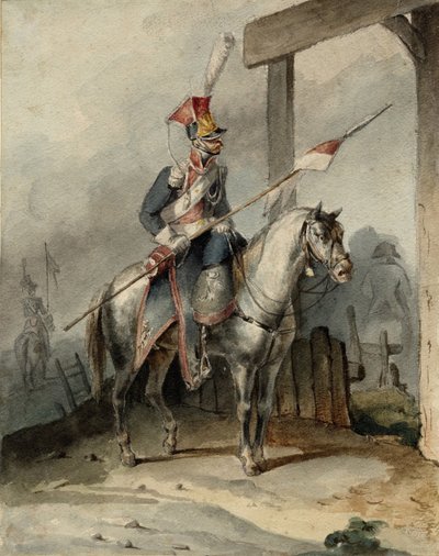 A francia császári gárda lengyel chevauleger-je, 1808 körül alkotó: Unbekannt