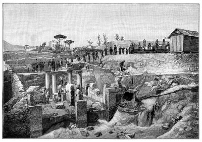 Pompeii, Olaszország, 1900 alkotó: Unbekannt