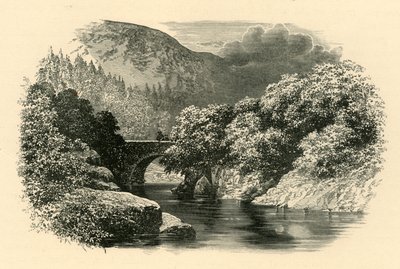 Aberglaslyn híd, Észak-Wales, 1890. alkotó: Unbekannt