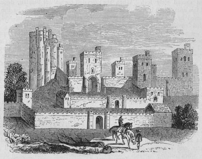 Pontefract kastély, 1880 alkotó: Unbekannt