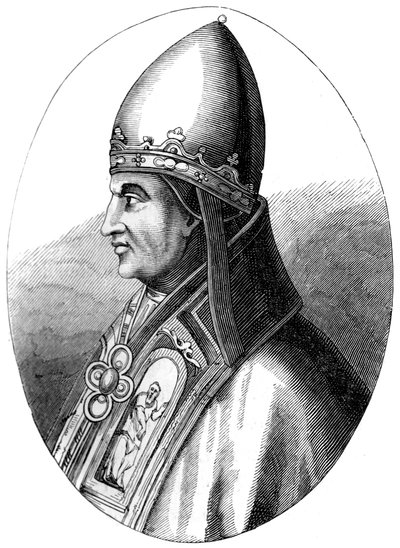 IX. Gergely pápa c1143-1241, 1849 alkotó: Unbekannt