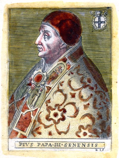 Pius pápa III alkotó: Unbekannt