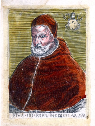 Pius pápa IV alkotó: Unbekannt