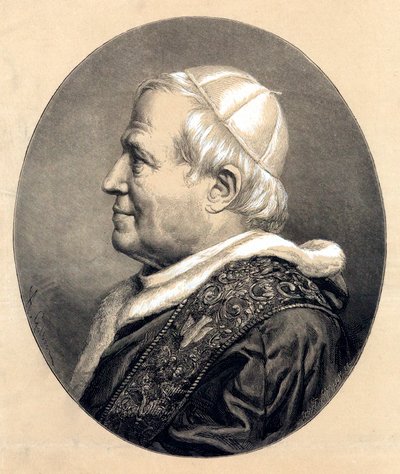 Pius pápa, 1846 alkotó: Unbekannt