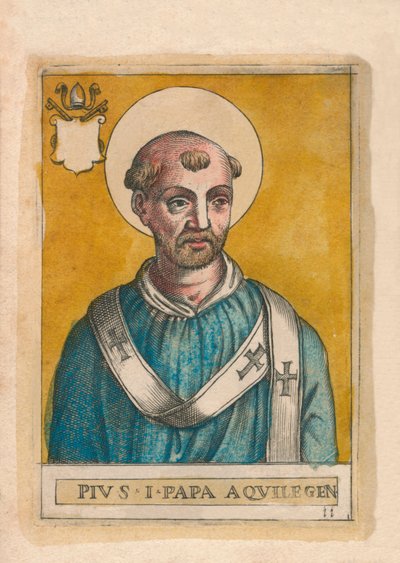 Pius pápa. alkotó: Unbekannt