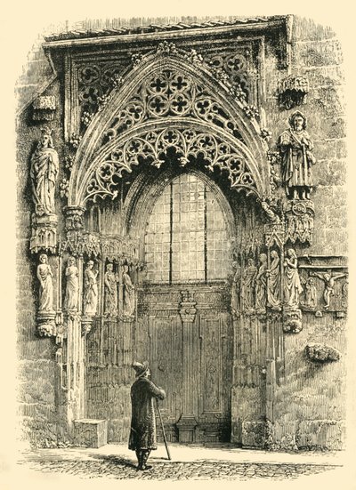 A nürnbergi Szent Sebaldus templom porsche, 1890. alkotó: Unbekannt