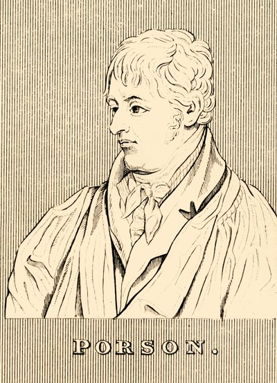 Porson, 1759-1808, 1830. alkotó: Unbekannt