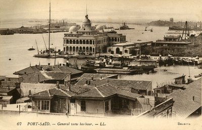 Port-Said. - Általános kikötő. - LL., c1918-c1939. alkotó: Unbekannt