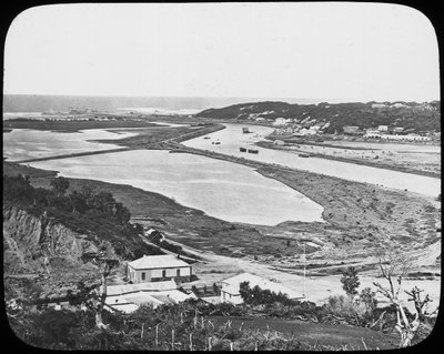 Port Alfred, Kowie River, Cape gyémánt- és aranybányák, Dél-Afrika, 1890 alkotó: Unbekannt