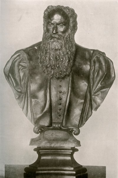 Aretino portré mellszobra PAB Widener úr gyűjteményében, Philadelphia, 1908. alkotó: Unbekannt