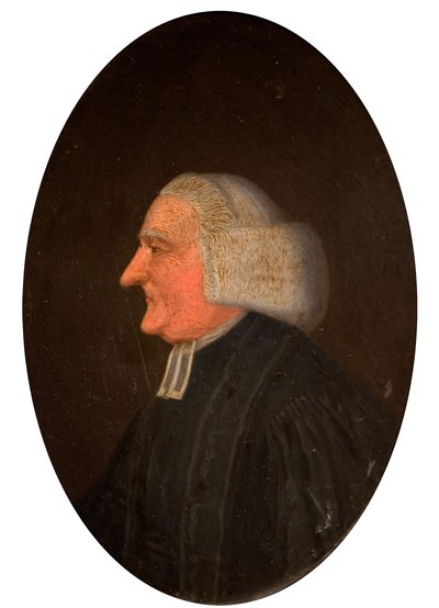 Egy lelkész portréja, 1800. alkotó: Unbekannt