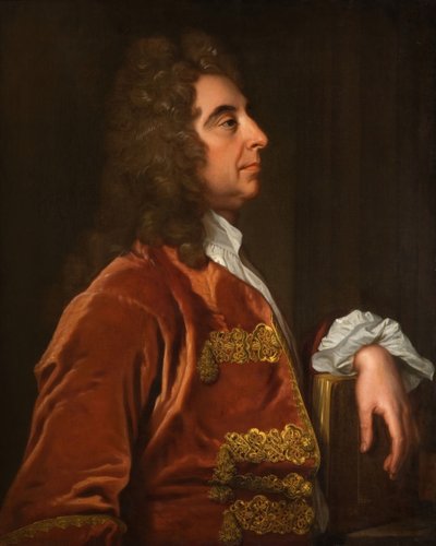 Egy vörös ruhás férfi portréja, 1700-1750. alkotó: Unbekannt