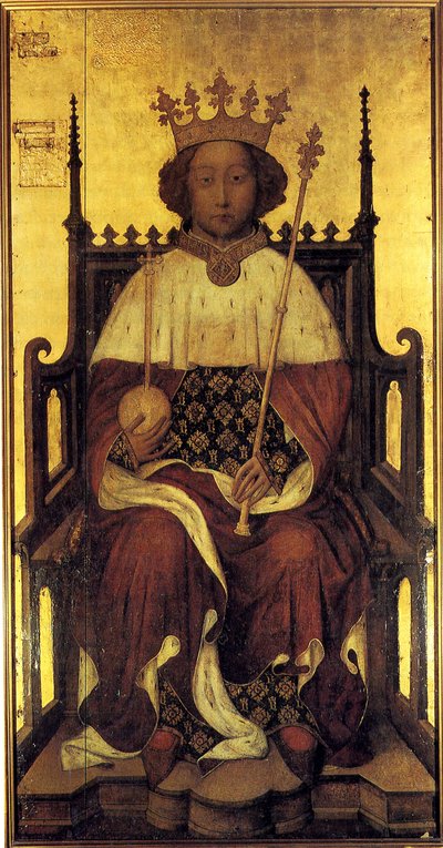 II. Richard angol portré, 1390 körül alkotó: Unbekannt