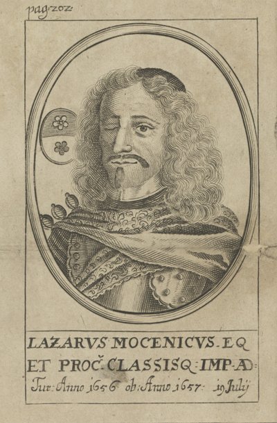 Lazzaro Mocenigo admirális portréja 1624-1657, 1720 körül. alkotó: Unbekannt