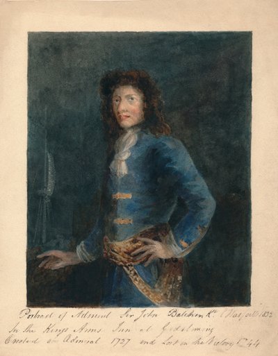 Sir John Balchin admirális portréja, 1832. alkotó: Unbekannt